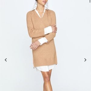 Brochu Walker Tan Long Sleeve Dress